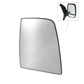 Passenger Side Upper Mirror Glass Replacement for Ford Transit 150 250 350 from 2015 to 2025, Heated side Mirror with Backplate, OEM Fit- CK4Z17K707B, CK4Z17K707D